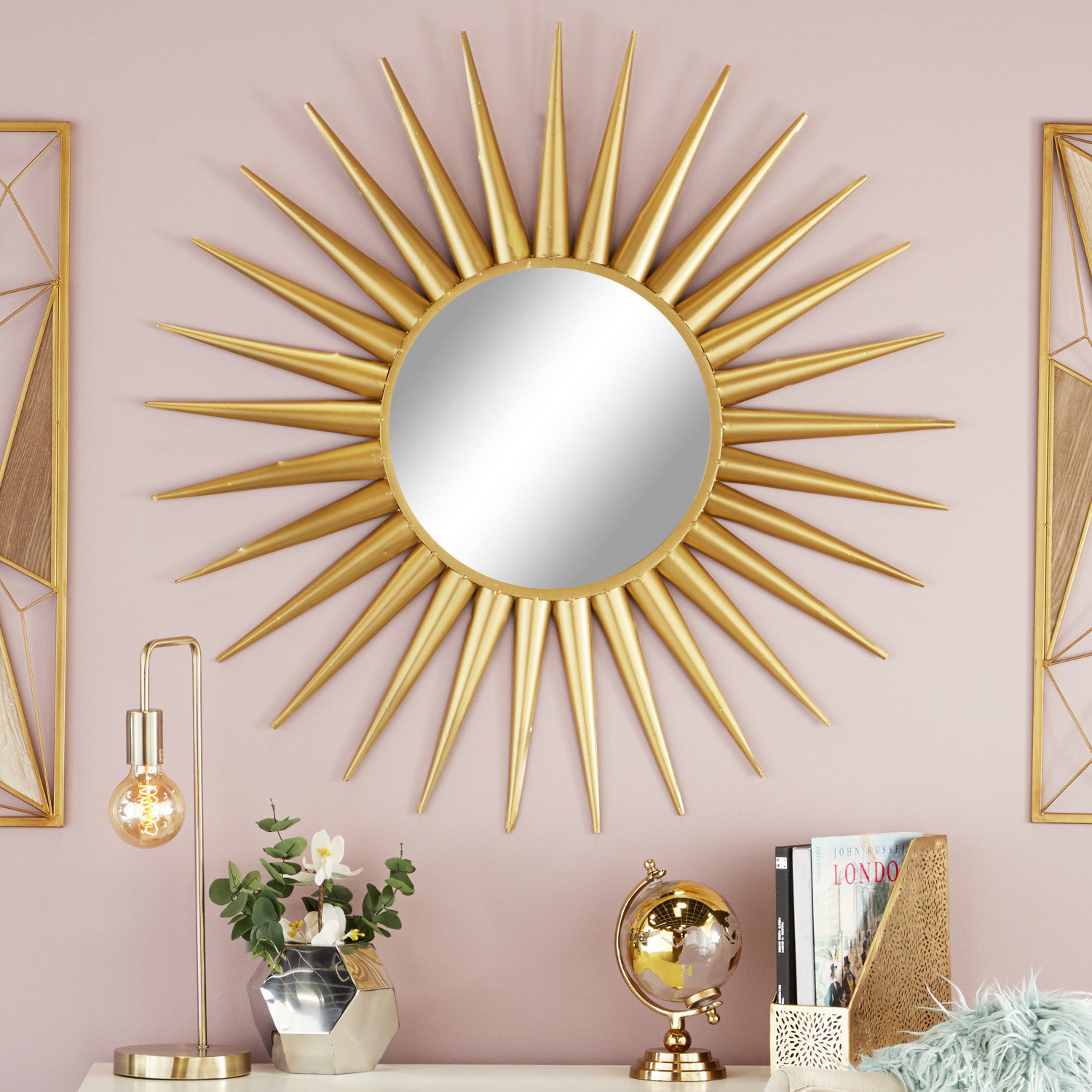 Cosmoliving By Cosmopolitan Modern Accent Wall Mirror Reviews Wayfair